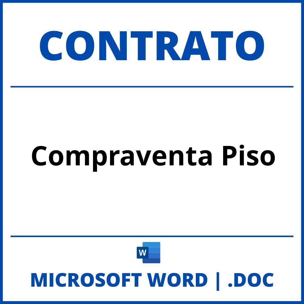 Contrato Compraventa Piso