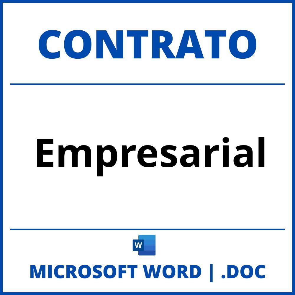 Contrato Empresarial