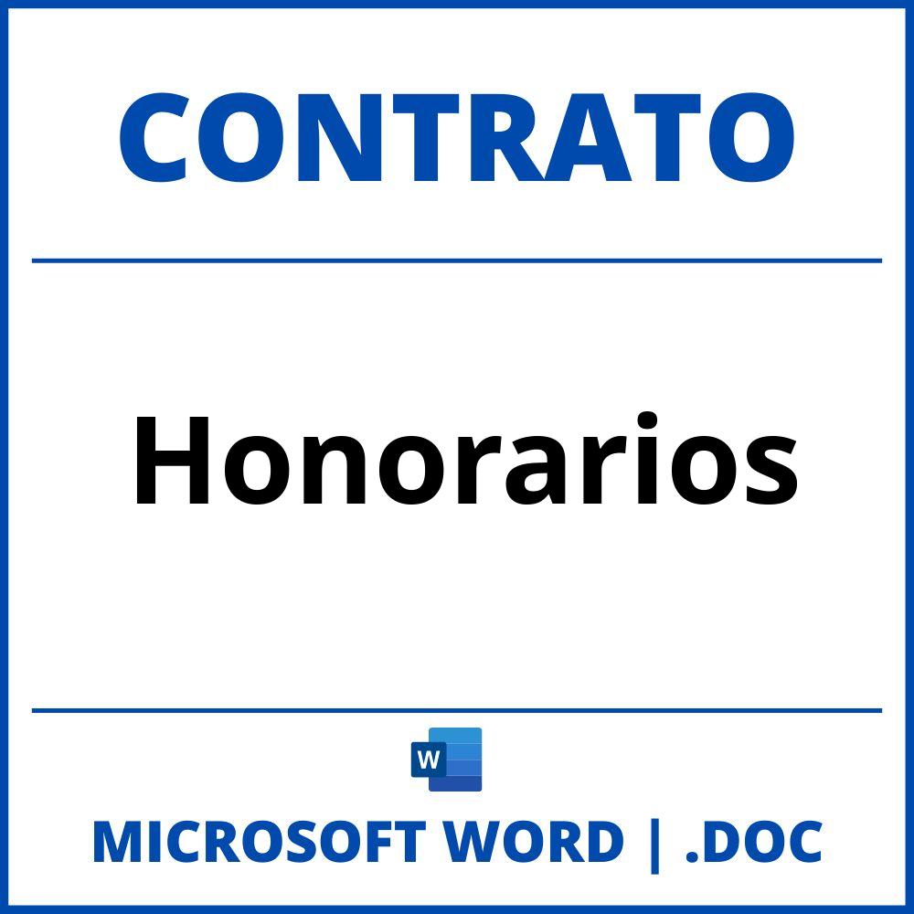 Contrato A Honorarios