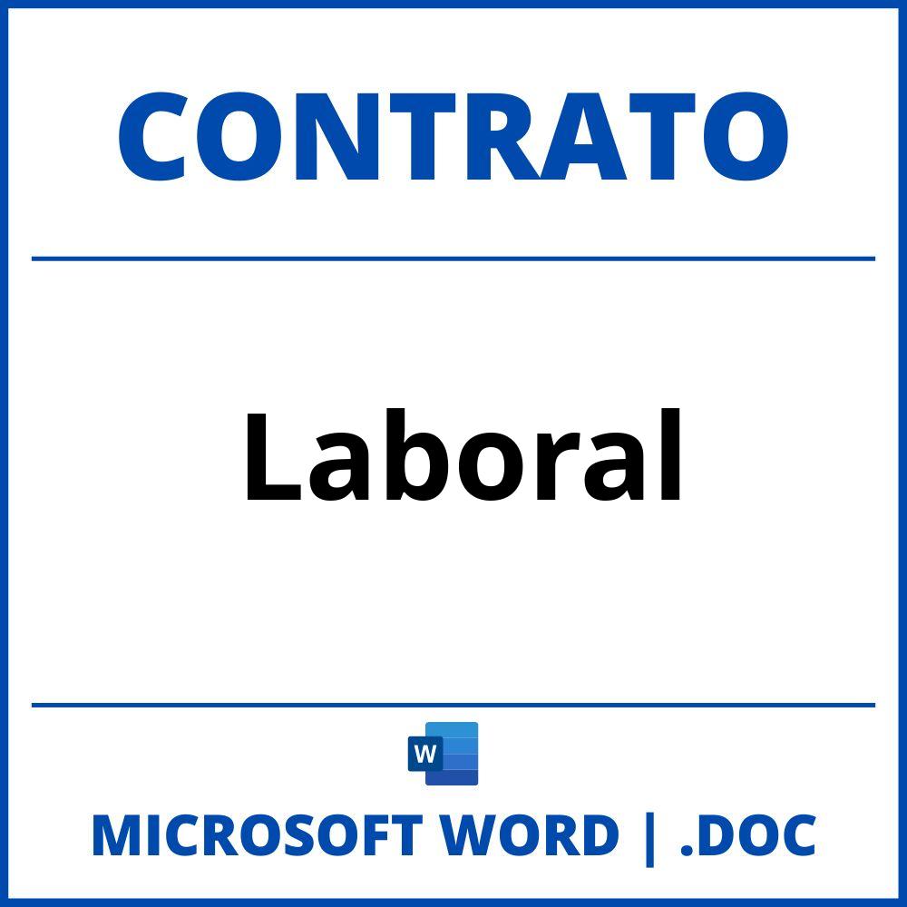 Contrato Laboral