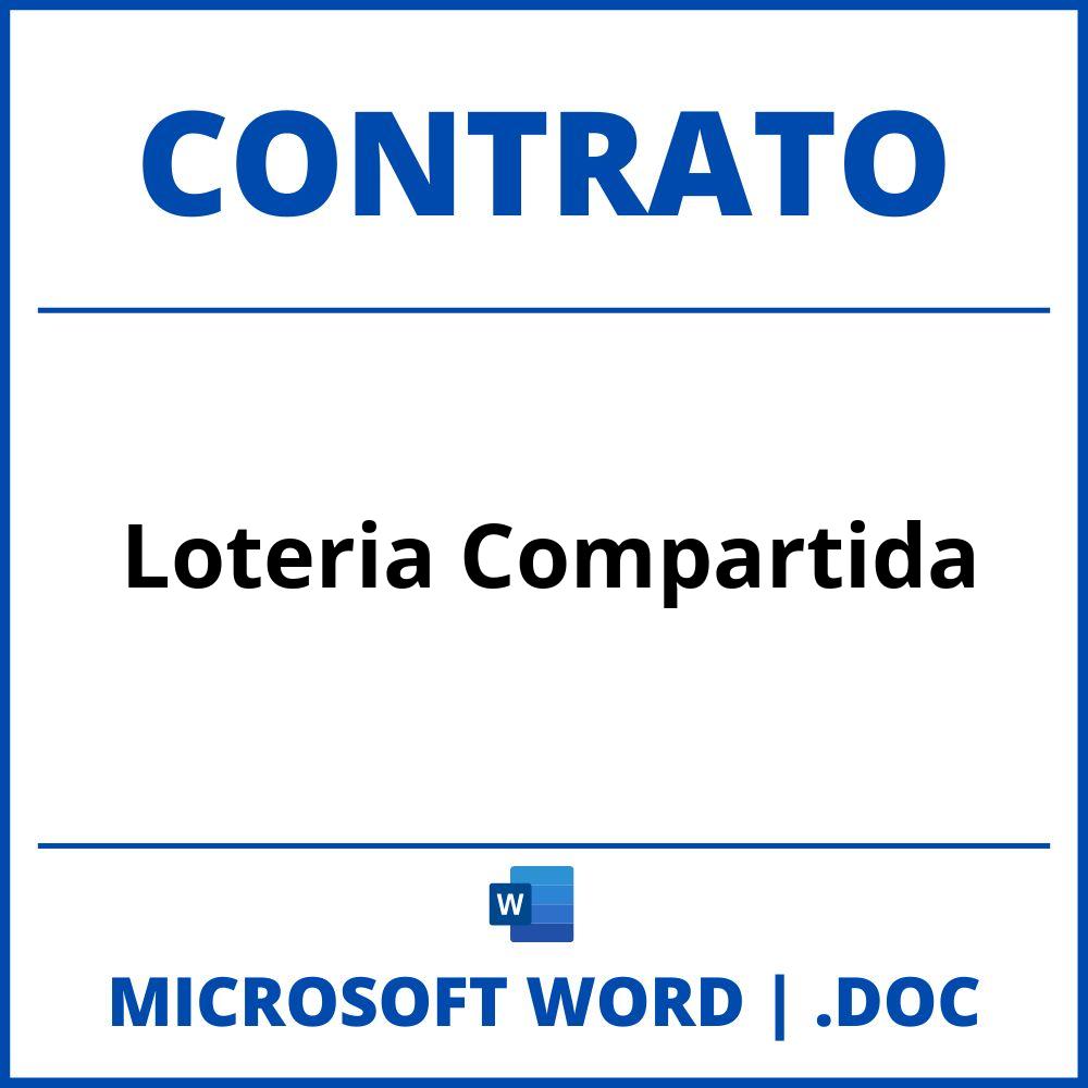 Contrato De Loteria Compartida