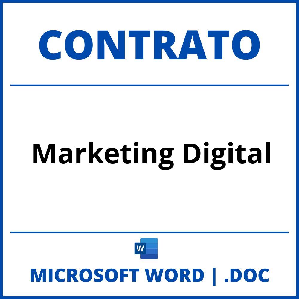 Contrato De Marketing Digital