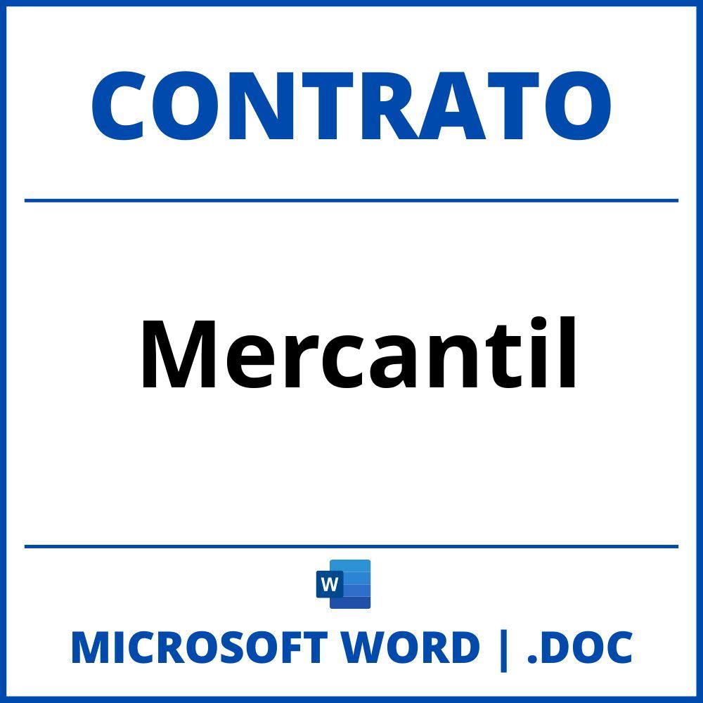 Contrato Mercantil