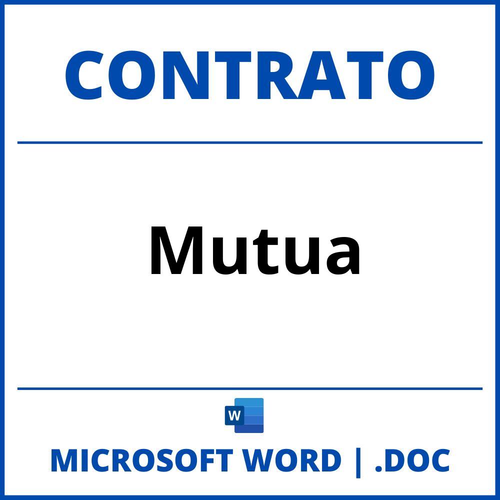 Contrato Mutua