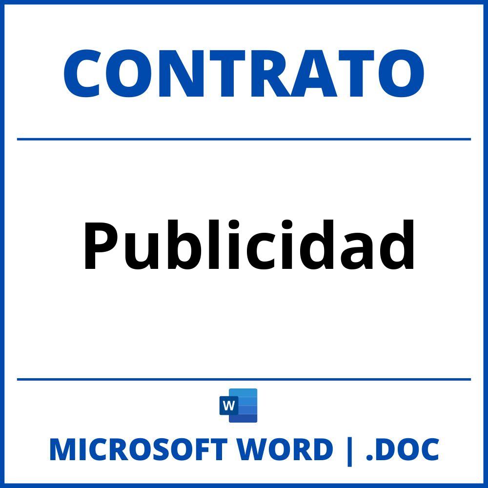 Contrato De Publicidad