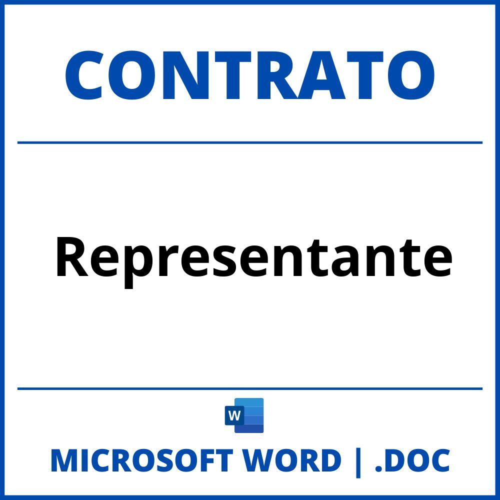 Contrato Representante